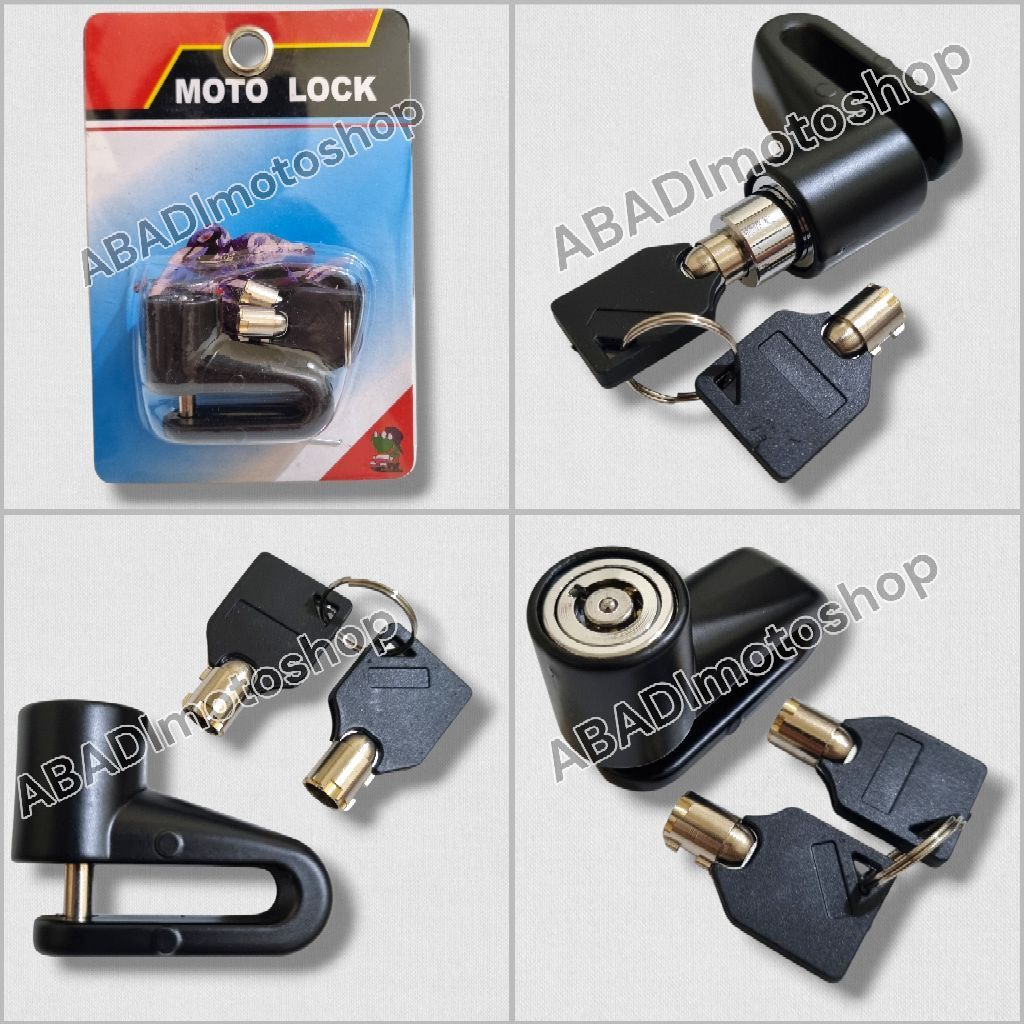 Cadeado De Disco universal MOTO-LOCK Para Freio A Automático Bicicletas Grandes
