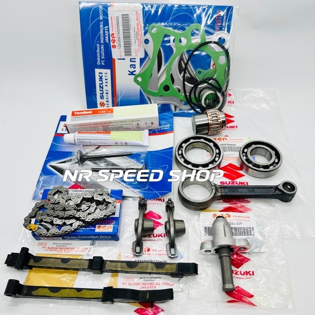 Pacote Completo De Haste De Pistão 9 Itens Suzuki Smash Titan 115 SGP