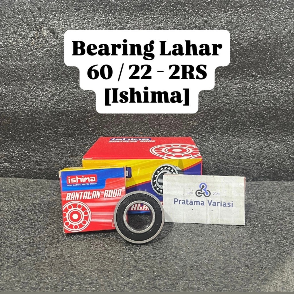 [Ishima] Rolamento Lahar 60/22-2RS Vedação Dupla De Borracha