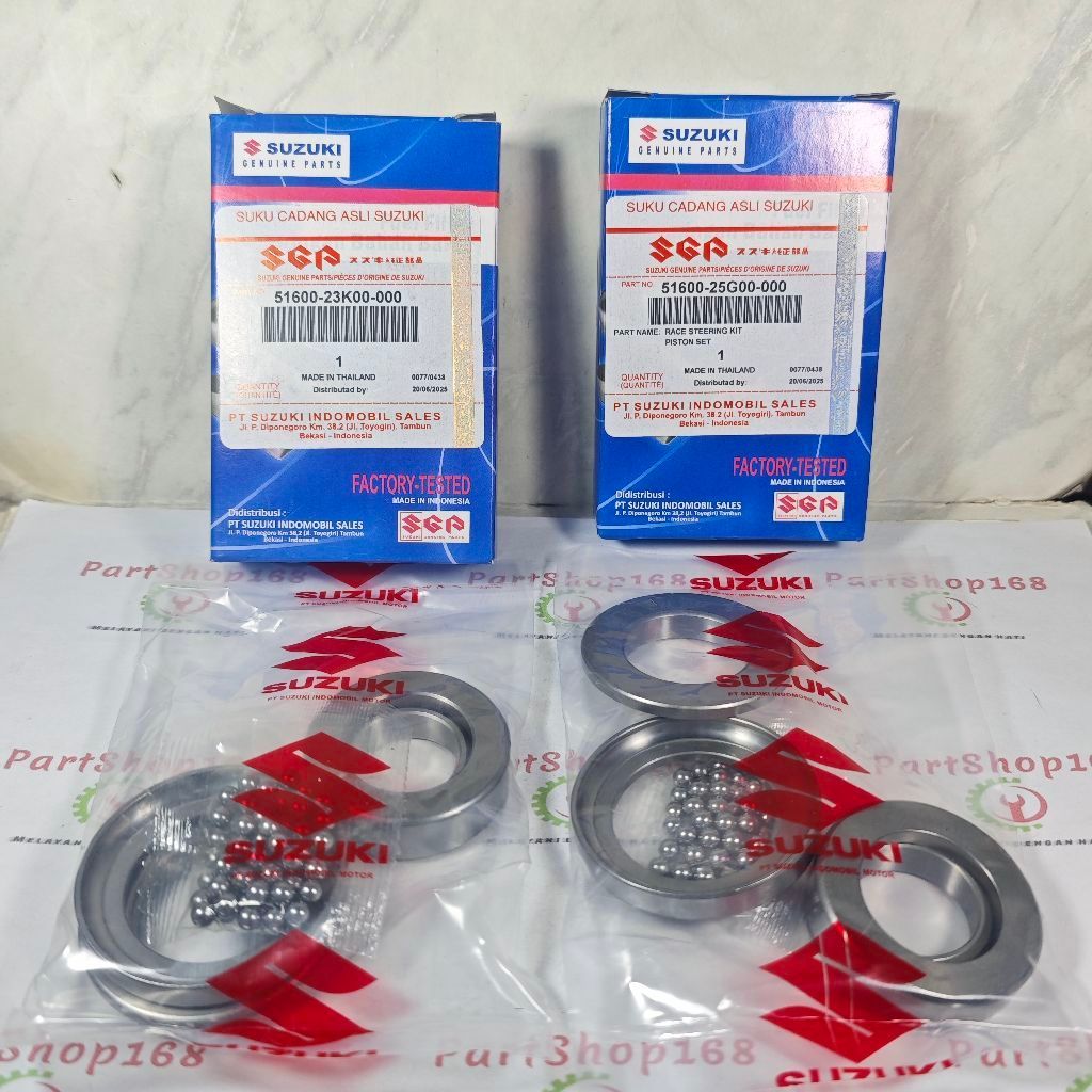 Satria FU 150 Old GSX 150 Fi Kit De Direção De Corrida Original Tailândia 51600-23K-000 25G