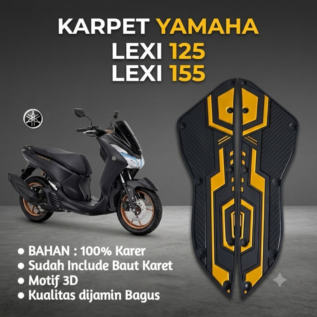 Tapete De Apoio Para Os Pés Yamaha Lexi 125 155 2017-2026