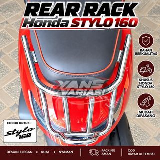 Acessórios HONDA STYLO 160/RACK Traseiro