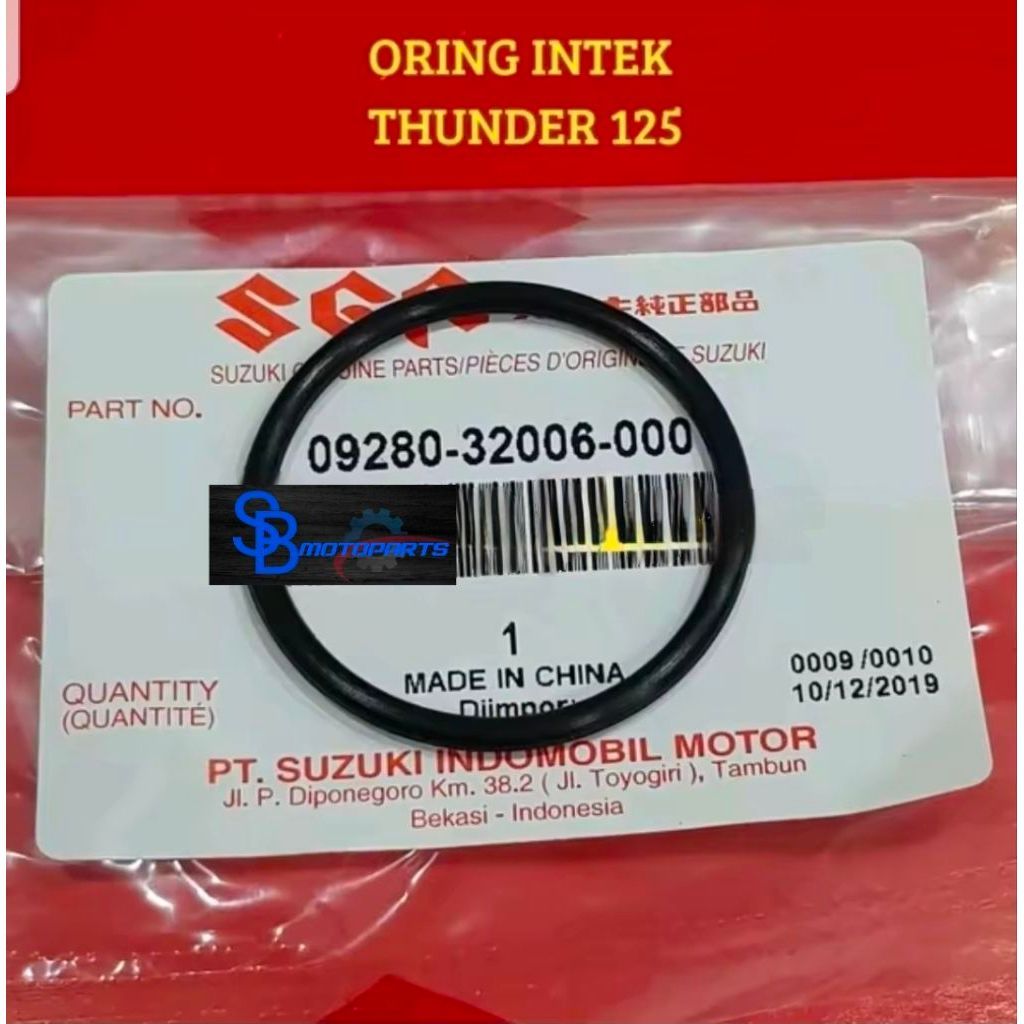 ORING INTEK MANIPUL MANIPOL Carburador THUNDER 125 ORIGINAL SGP