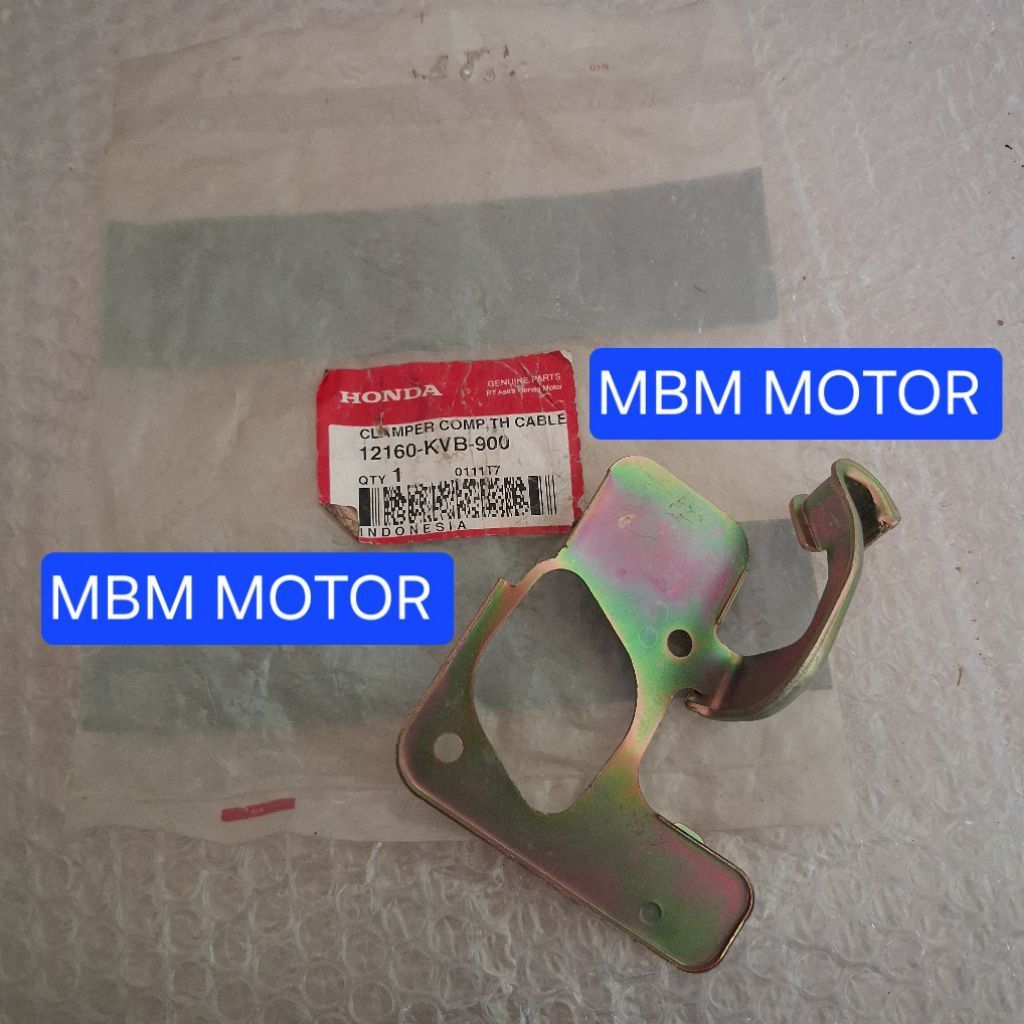 HONDA VARIO 110 Carbono OLD TECHNO ORIGINAL AHM 12160-KVB-900 Braçadeira De Cabo De Gás COMP TROOTHEL