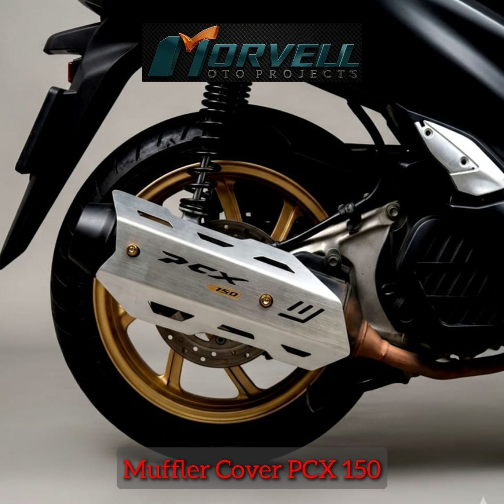 Tampa Do Silenciador Da Escapamento Pcx 150 Bônus 2 Parafusos