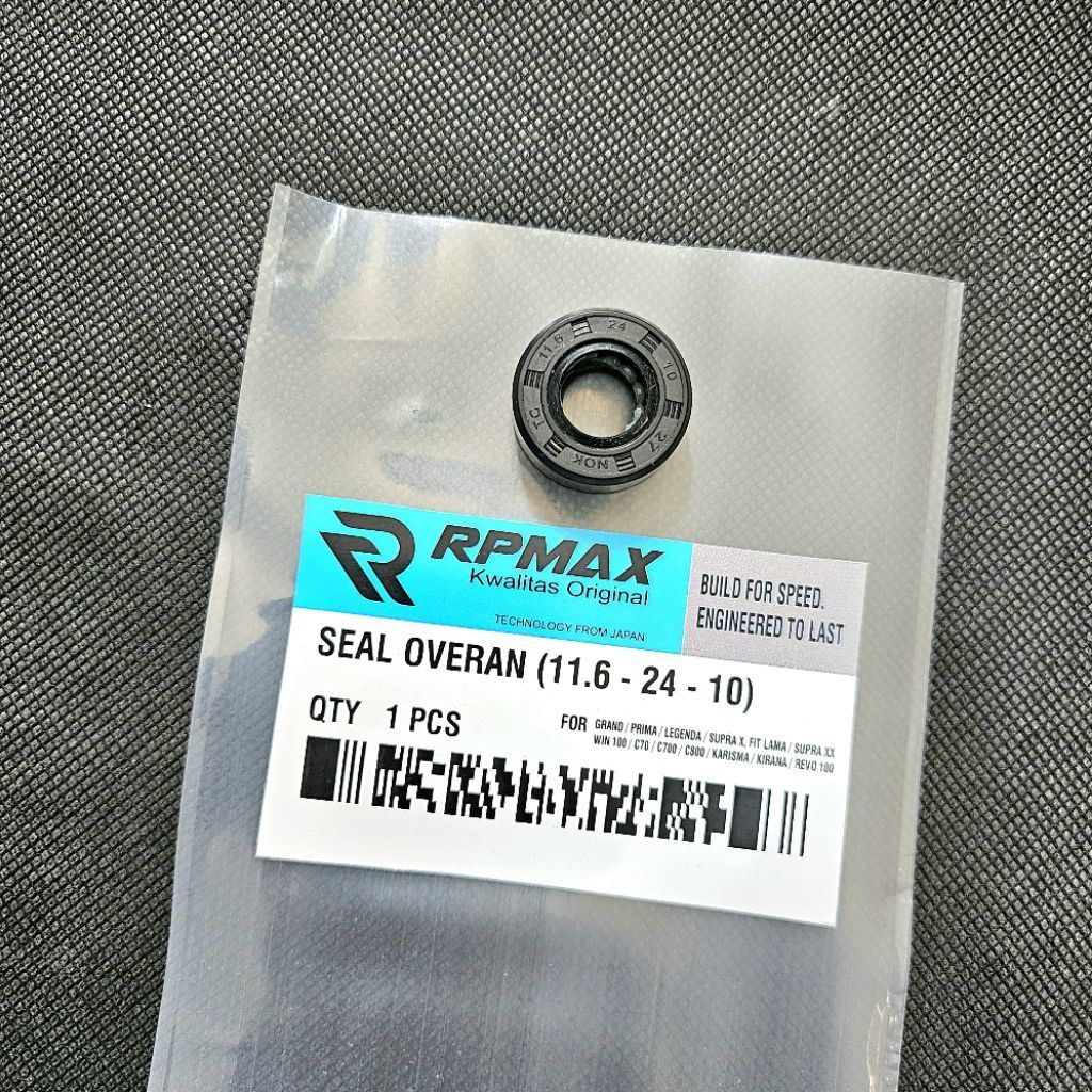 (RPMAX) SEAL OVERAN GRAND/PRIMA/LEGEND/SUPRA X , FIT OLD XX/WIN 100/C70/C700/C800/KARISMA/KIRANA/REVO 100