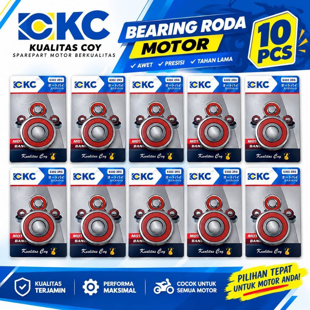 [KC 10 PCS] Rolamento/LAHER/KLAHER 6302 2RS