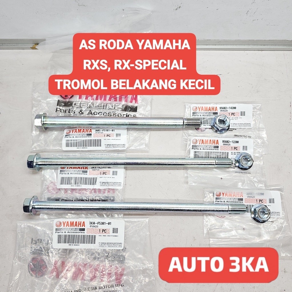 Conjunto De Eixos YAMAHA RXS , RX-Especial ORIGINAL 3M5-F5181-01 3AY-F2141 3XA-F5381