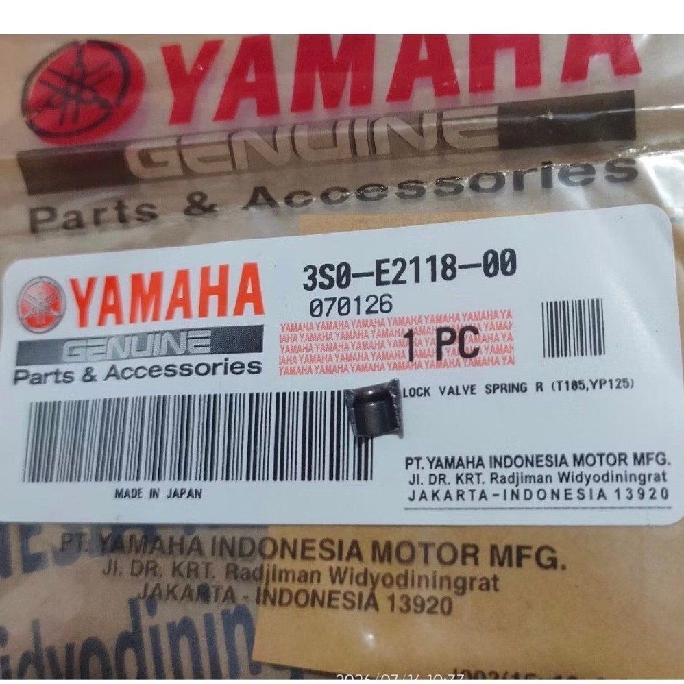 Pregos De Válvula Para Júpiter Z , VEGA R Novo , MX , VIXION , R15 , R25 , MT25 ORIGINAL YAMAHA 3S0-E2118-00 (Unidade) Y