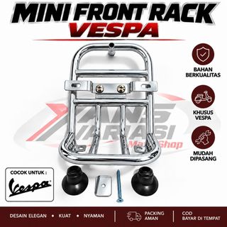 Acessórios VESPA/MINI RACK Dianteiro /