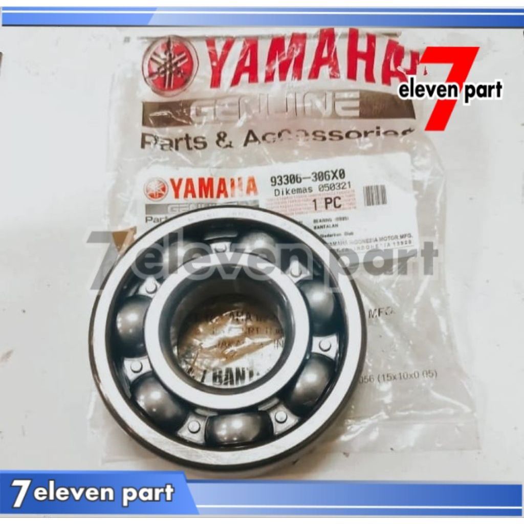 Rolamento LAHER KRUK KREK AS Virabrequim 6306 NMAX AEROX LEXI Esquerda ORIGINAL YAMAHA 93306 306X0