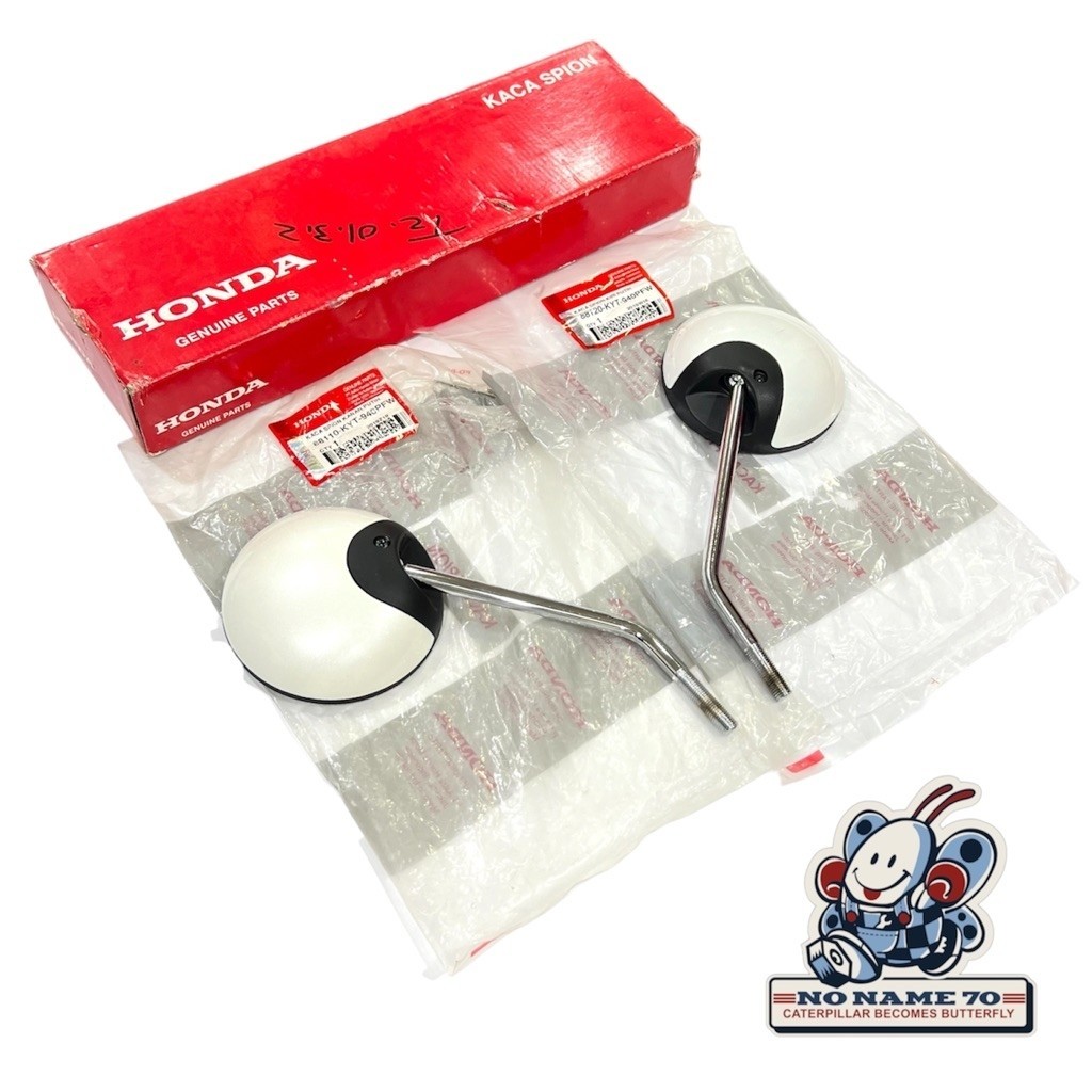 88120 88110 KYT 940PFW Conjunto De Espelho Retrovisor Branco Original Honda Scoopy