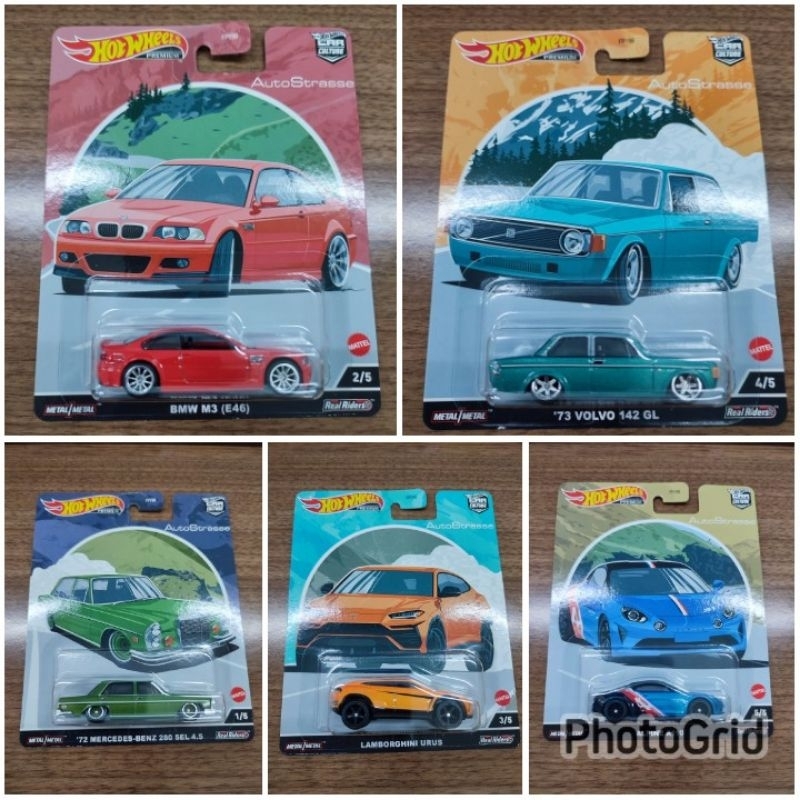 Hot Wheels Autostrasse Rodas Quentes Set Mercedes Benz Sel Lamborghini Urus Volvo