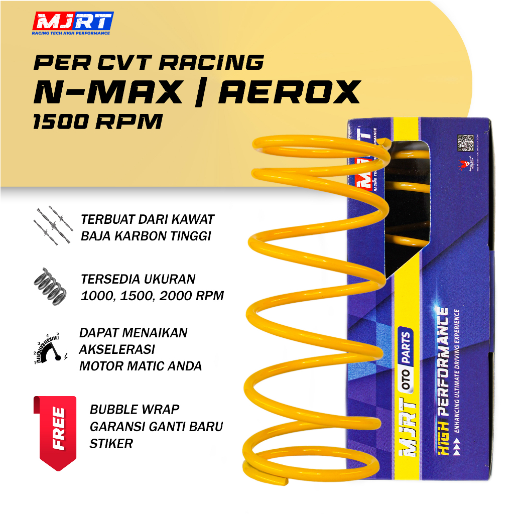 Mola CVT De Corrida 1500 RPM NMAX AEROX LEXI MJRT