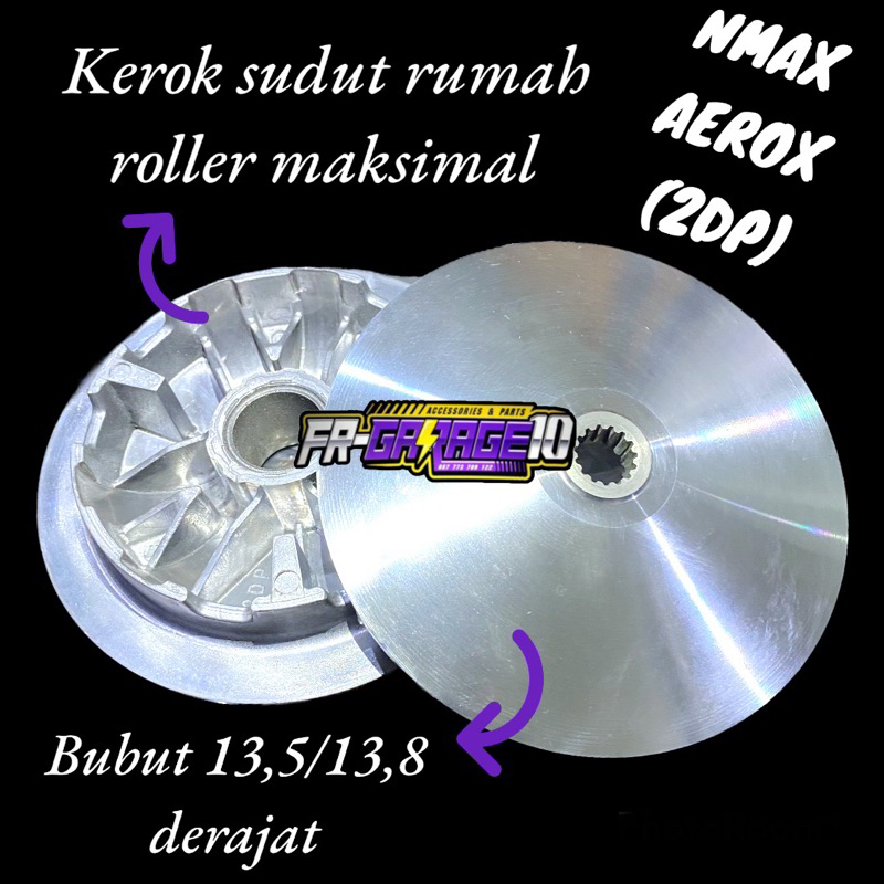 Polia Rolo Conjunto De Alojamento NMAX Ventilador LATHE ROLLER BOWL YAMAHA AEROX 2DP ORIGINAL Modificado 13.5 13.8 Carca