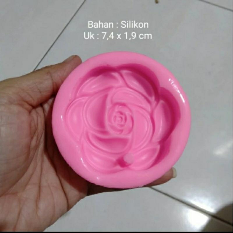 Molde De Silicone Para Bolo De Flor De Camélia
