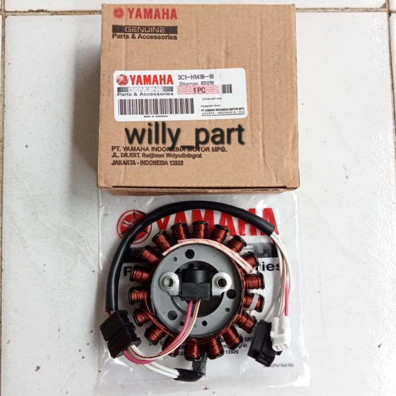 Conjunto De Partida Do Estator Carretel De Vixion Old Lama 3CI