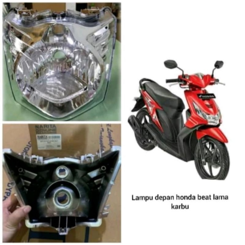 Refletor de Farol de Carburador Honda Beat Antigo de Melhor Qualidade