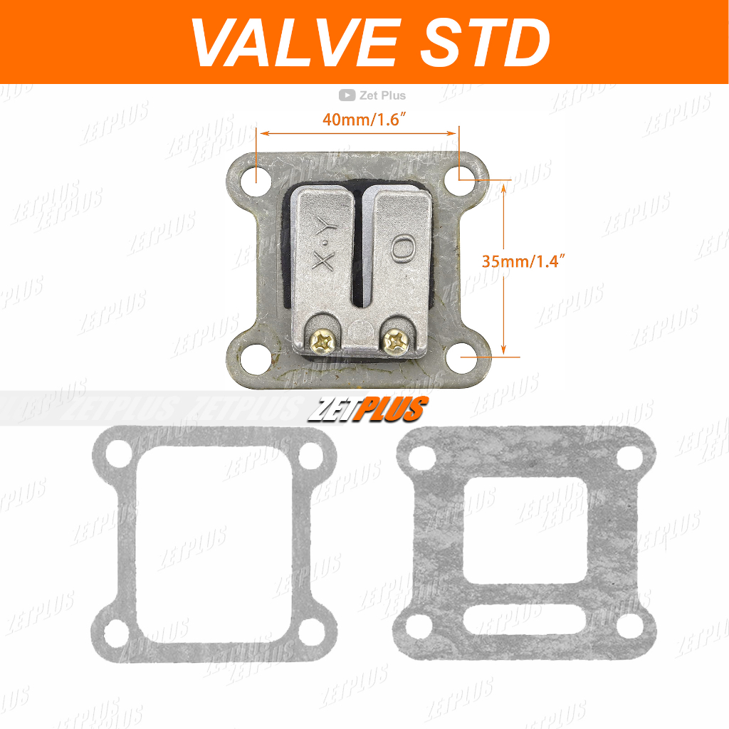 Válvula De Membrana MESIN STD + Junta/Carcaça Padrão + Conjunto De Gaita Língua mini Trilha cross GP ATV 50cc Motor De 2