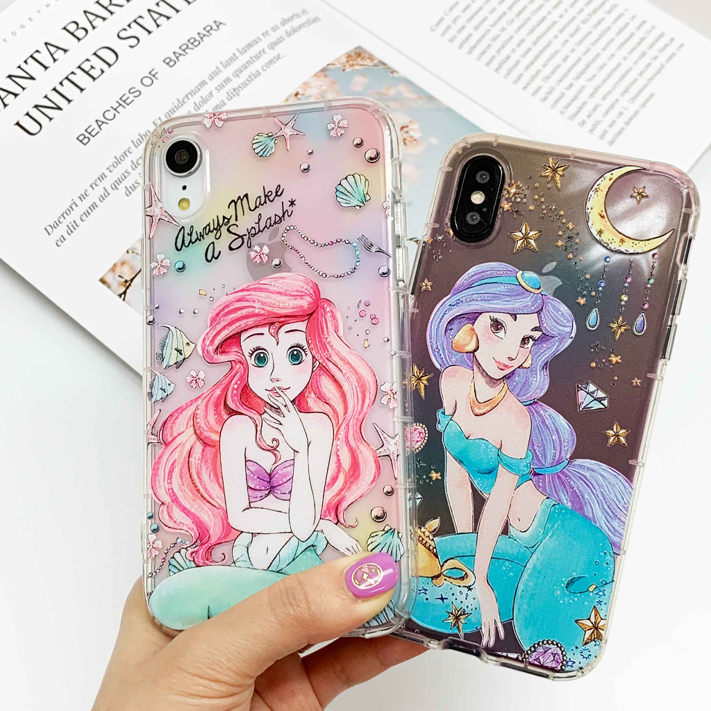 Capa Princesa DISNEY 2 SAMSUNG S22 S21 S20 Plus Ultra S20 FE S10 5G S10e Lite S9 S8 S7 S6 Edge S5
