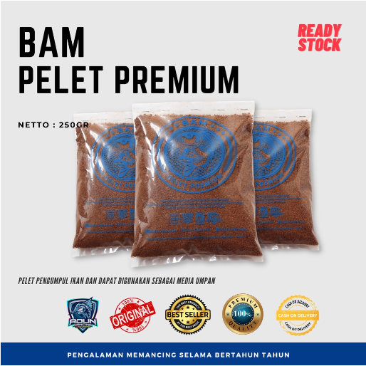 Pellets BAM Premium 250 Gramas