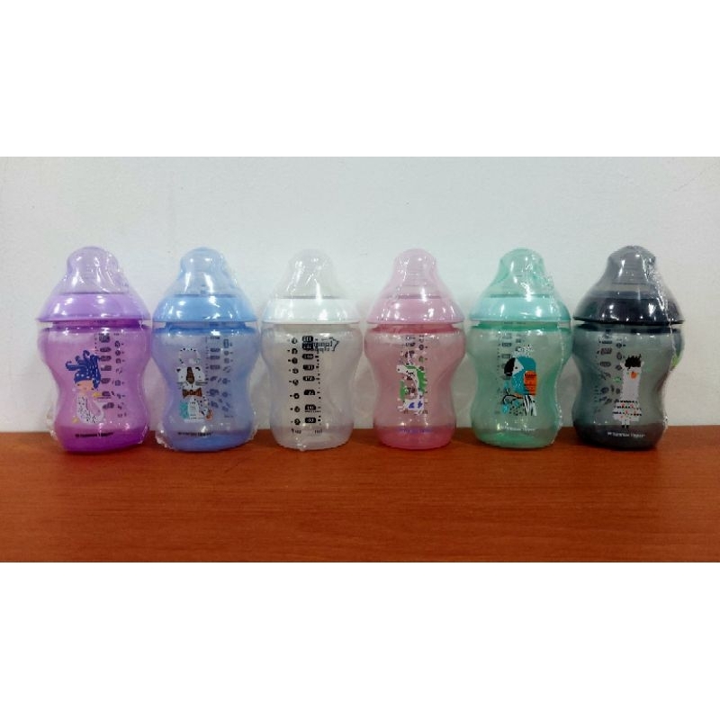 Garrafa De Leite Decorada Tommee Tippee/Closer to Nature 260ml Cor/Com Motivo NOBOX