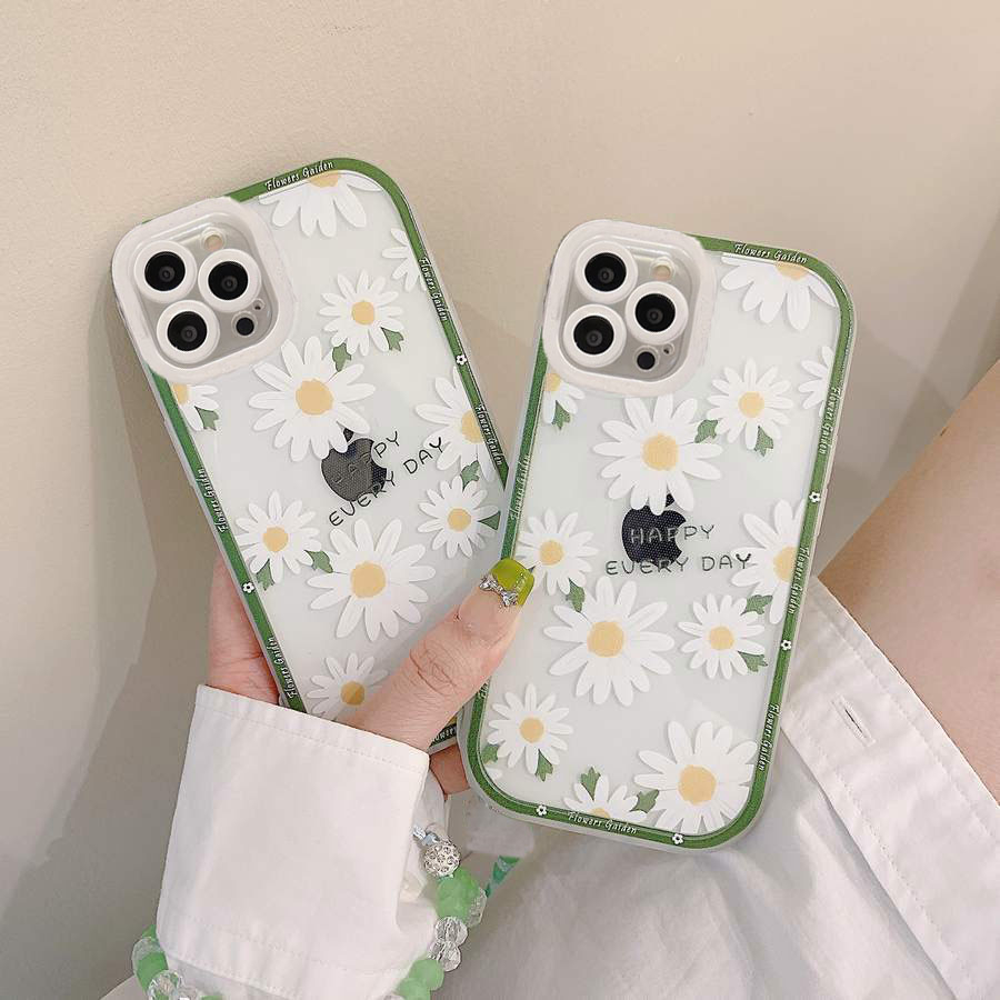 Capa De Flor Feliz SAMSUNG S22 S21 S20 Plus Ultra S20 FE S10 5G S10e Lite S9 S8 S7 S6 Edge S5