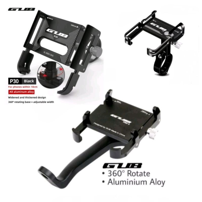 Suporte Universal Para Telefone De Mão HP Motos Feito De Metal De Alumínio All0y