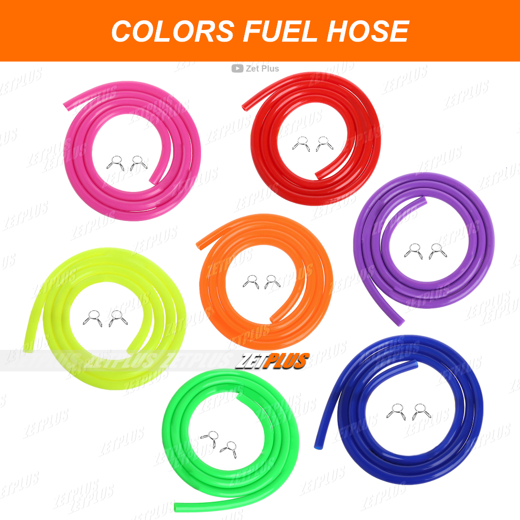 Mangueira De Gasolina De Cor universal/Ar A Vácuo Para Motos atv mini trail-cross gp Combustível Resistente Ao Calor