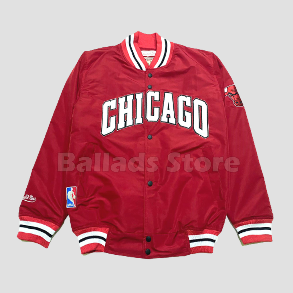 Jaqueta Ballads Varsity Homens Mulheres Chicago Bulls Lakers Celtics NBA Basquete Team Bordado Premium