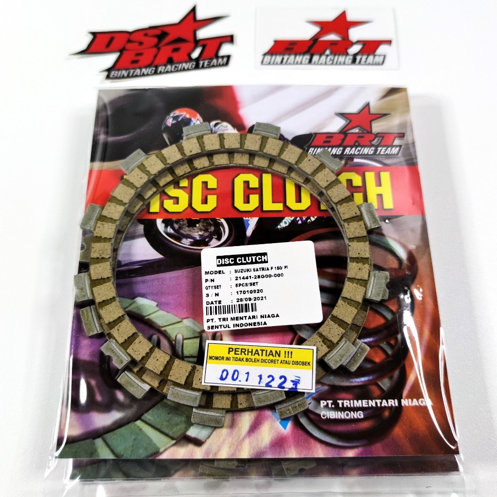 Placa De Embreagem BRT SATRIA F FU 150 E GSX 150