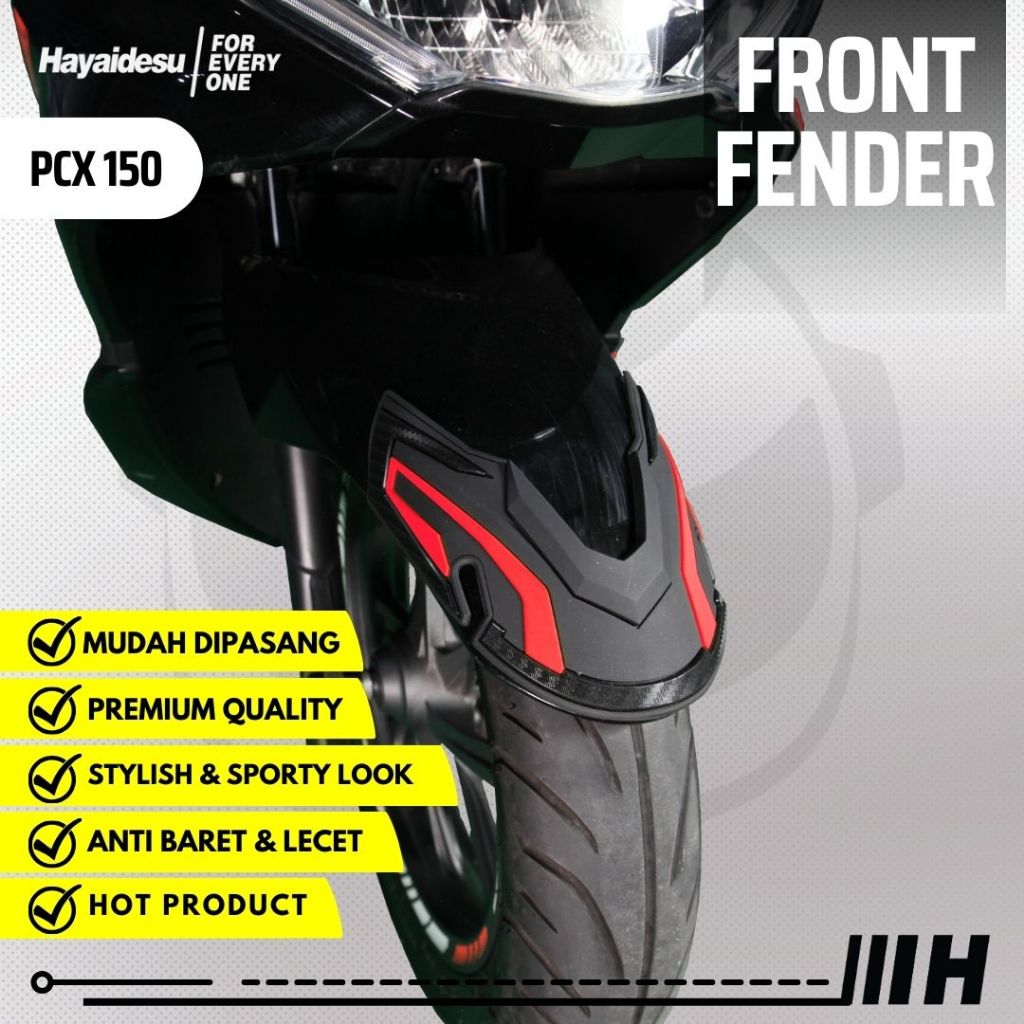 Fender Hayaidesu Capa Protetora De Para-Lama Dianteiro PCX 150 Acessórios Decalque Variação Protetor De Guarda-Lamas De 