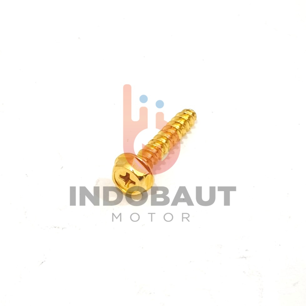 Parafuso Da Caixa De Filtro Dourado Yamaha 5x25