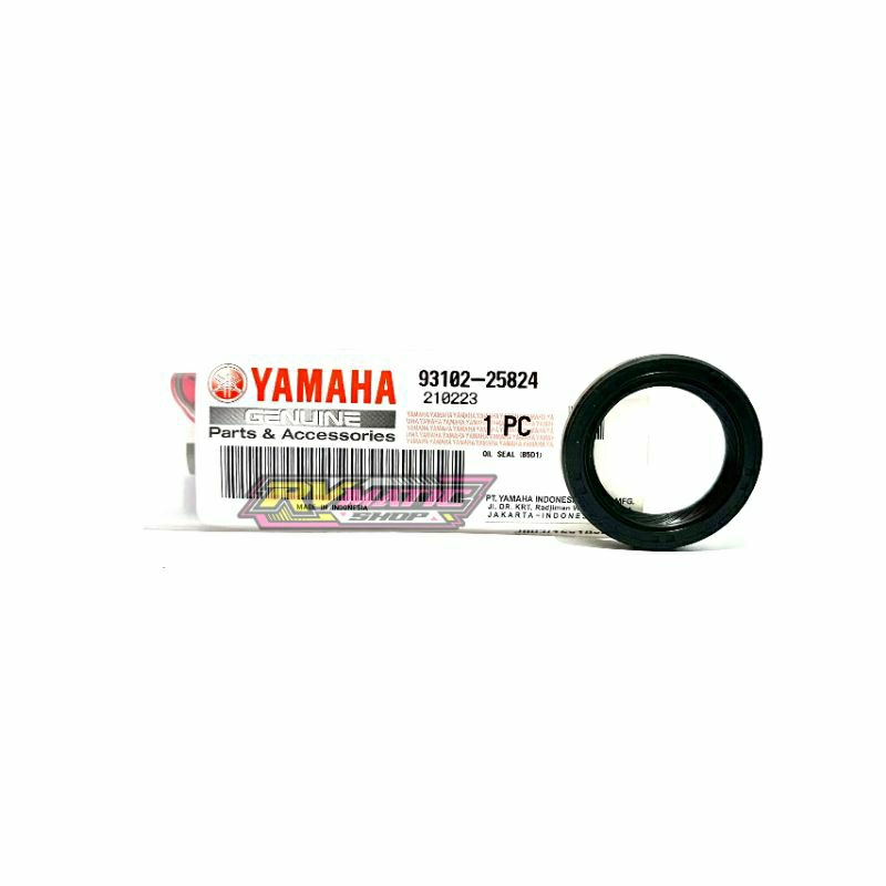 [93102-25824/93102-25816] Selo/SIL/Borracha Eixo De Manivela Esquerdo FREEGO-FAZZIO-Engrenagem 125-GRAND FILANO ORIGINAL