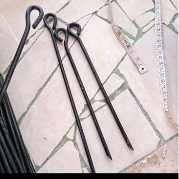 TENDA 20 Peças De Estacas Para Barraca De Ferro De 20 cm