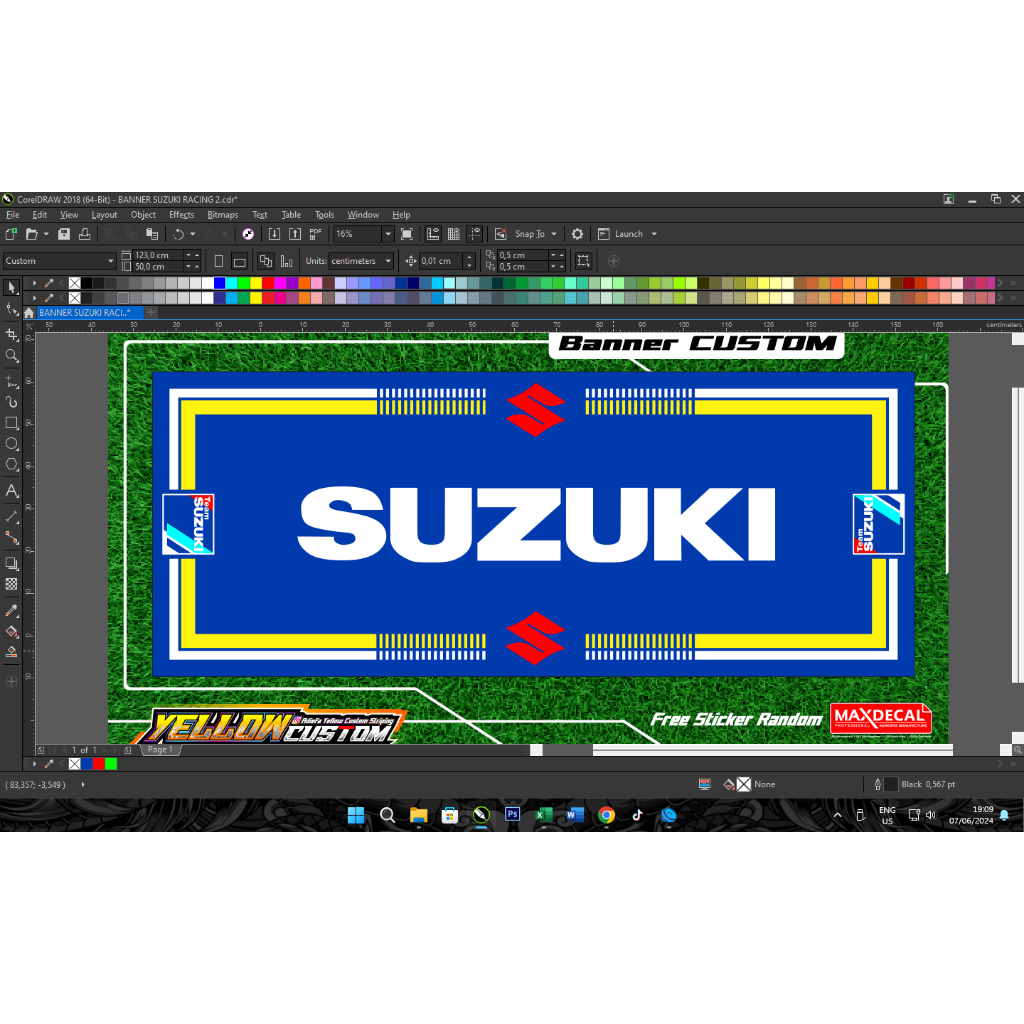 BANNER De Tapete De Congestão De Motocicleta SUZUKI RACING 2