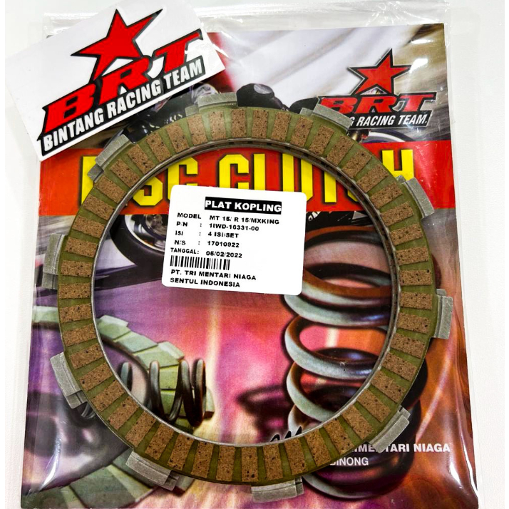 Placa De Embreagem BRT MX KING R15 MT 15