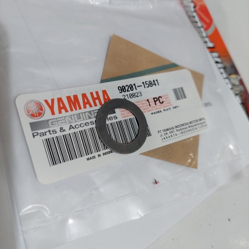 Placa De Anel Shim Polia Frontal MIO J SOUL GT FINO FI original Yamaha 90201 15841