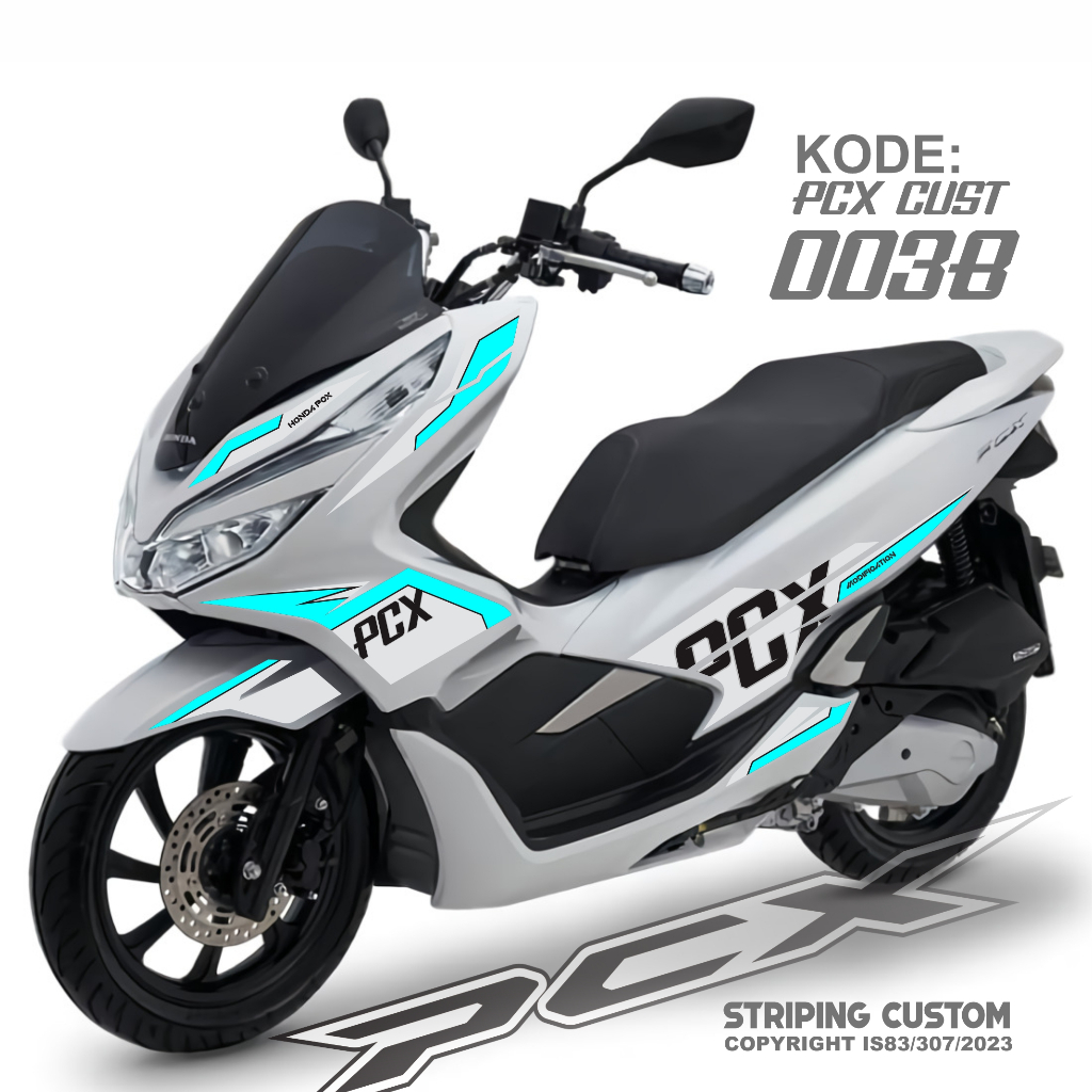 Adesivo Listrado Gráfico Simples Honda Pcx 150 003