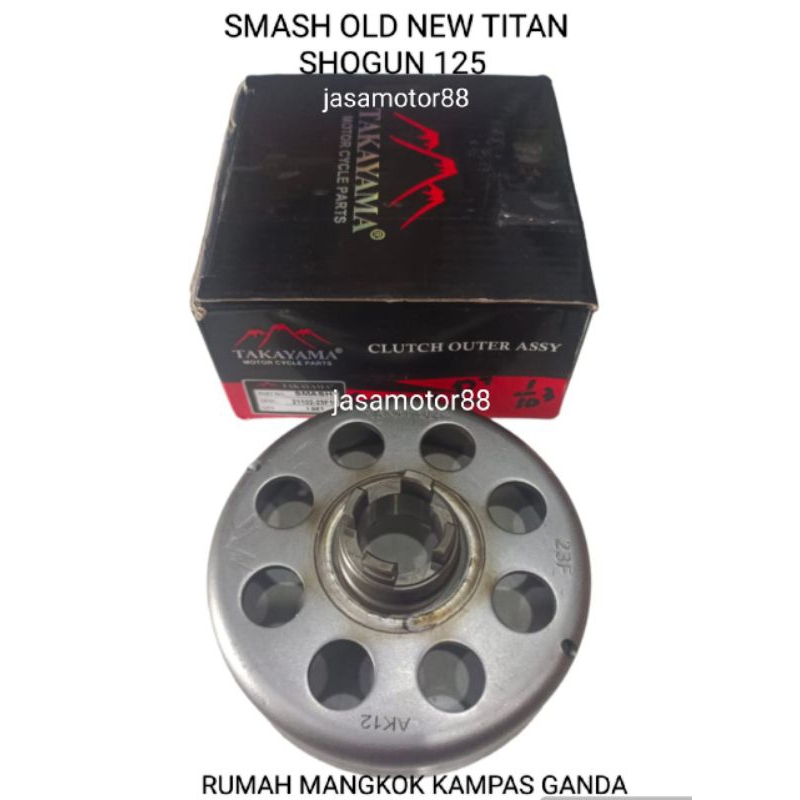 Bacia De Garra Dupla Casa Sino Fechado SMASH Velho Novo TITAN SHOGUN 125 21102 23F10