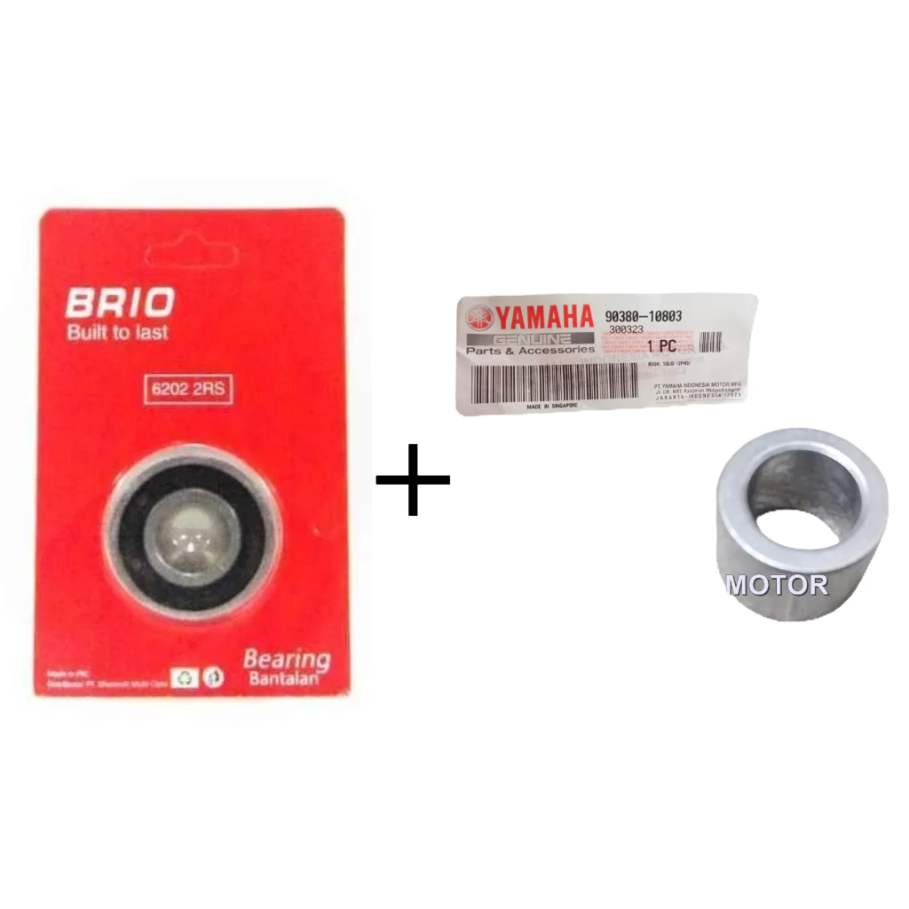 LAHAR/LAHER/Rolamento 6202 + BOSH BOSS BAK CVT MIO M3/J/SOUL GT 125/Z/S-FINO FI-X RIDE-Engrenagem-FREE GO-FAZZIO Grande 