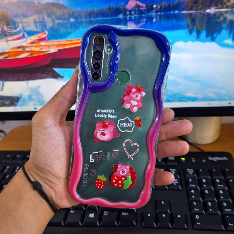 Caso Apenas Lotso 3D Samsung A02 A02S A03S A04 A04E A05 A05S A10 A10S A13 A14 A23 A24 A32 A50 A30S A50S J2 J7 Prime Soft