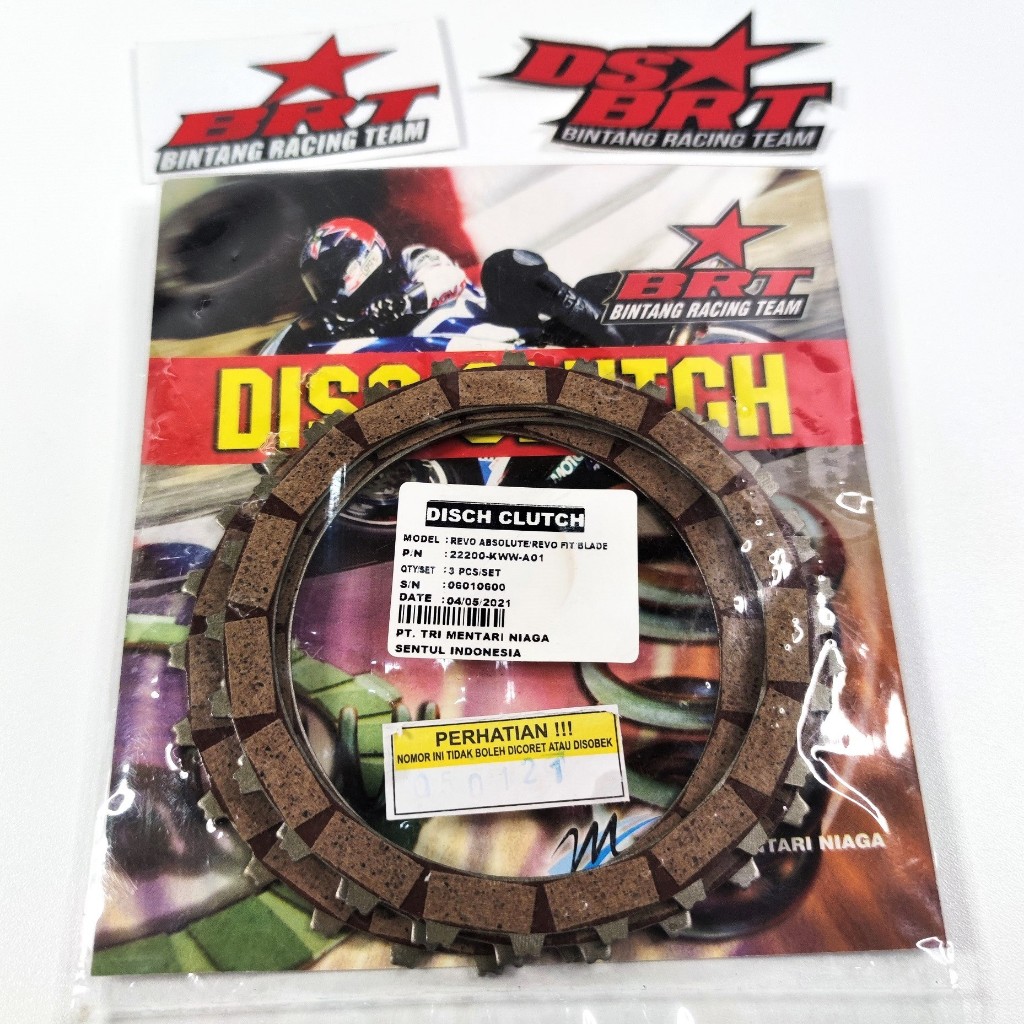 Placa De Embreagem BRT Absolute REVO/BLADE 110/FIT