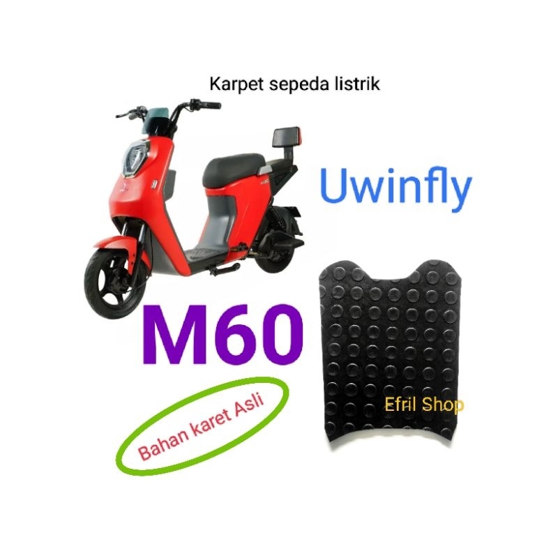 Tapete De Bicicleta Elétrica Uwinfly M60 M 60 MATERIAL De Borracha