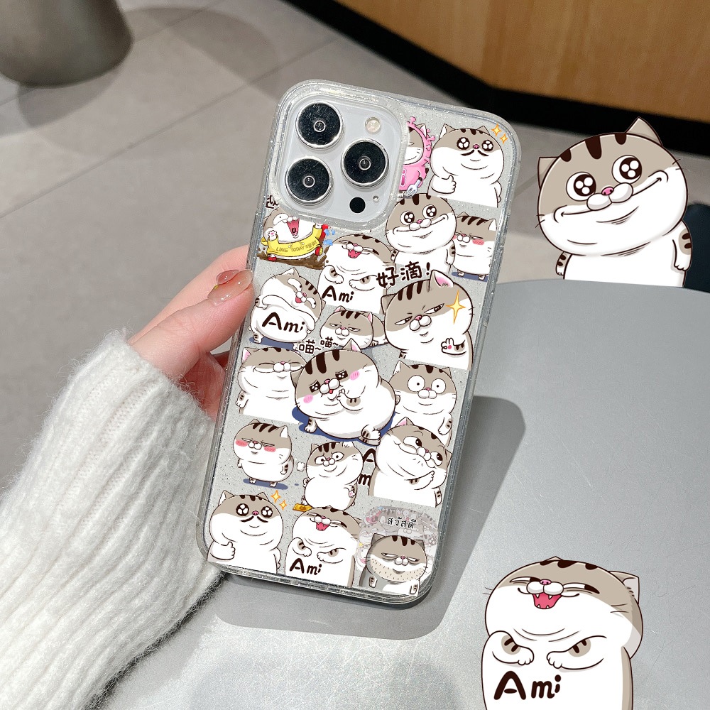 Capa FAT CAT AMI SAMSUNG S22 S21 S20 Plus Ultra S20 FE S10 5G S10e Lite S9 S8 S7 S6 Edge S5
