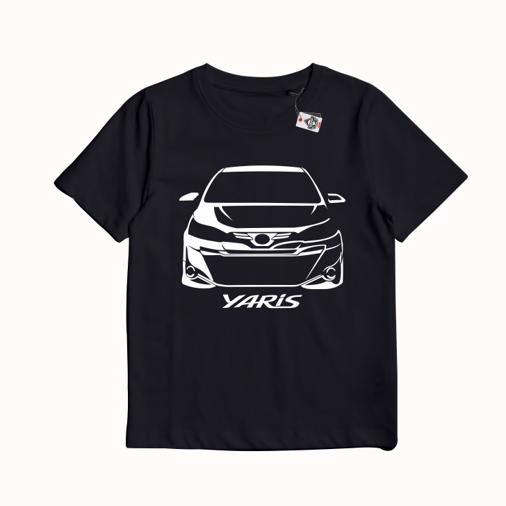 Camiseta Distro Infantil Unissex KARIMAKE Com Imagem De Carro Todo Novo Holograma TOYOTA YARIS