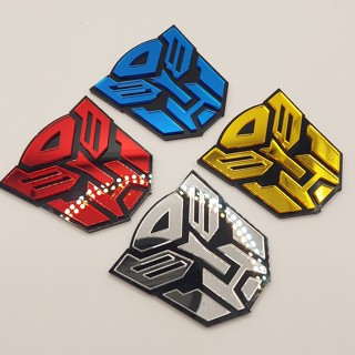 Transformadores De Emblema Acrílico autobot Em Relevo em Oferta na Shopee