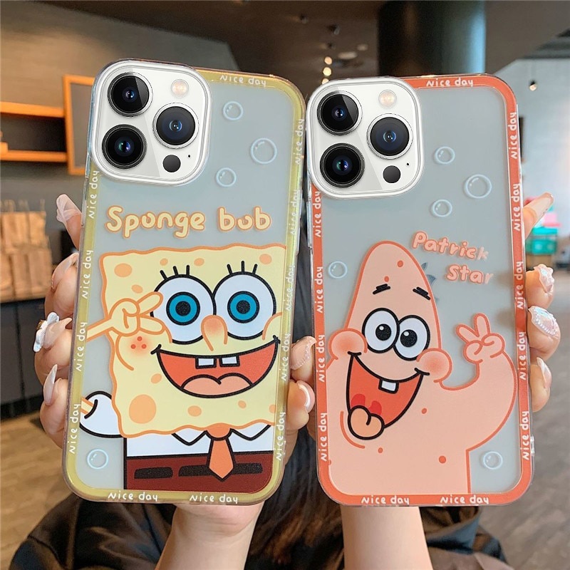 Capa Bob Esponja SAMSUNG A04 A04E A04S A52S M52 M22 M62 F62 A03S M32 A12 M12 A02S A02 M02 A32 A22 4G 5G A52 A72 M10 M11 