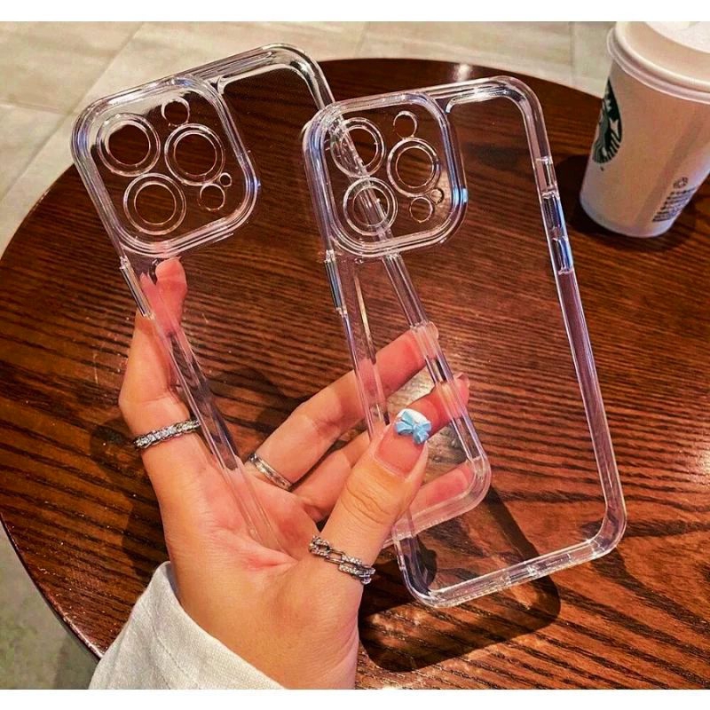 Softcase Silicone Espaço Transparente Samsung A01A01 Núcleo A02/M02 A02S A03 A03S A03 corenA04 A04s A04E A05 A05S A6 plu