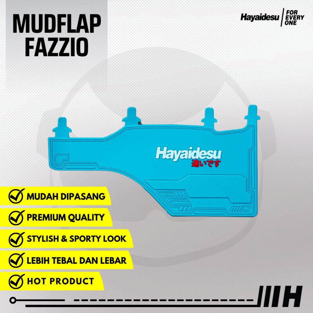 Hayaidesu Mudflap Fazzio & Gear Ultima Guarda-Lamas-Qualidade Premium
